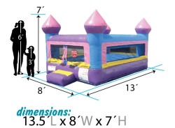 14137 1764690803 Princess Toddler Bouncer